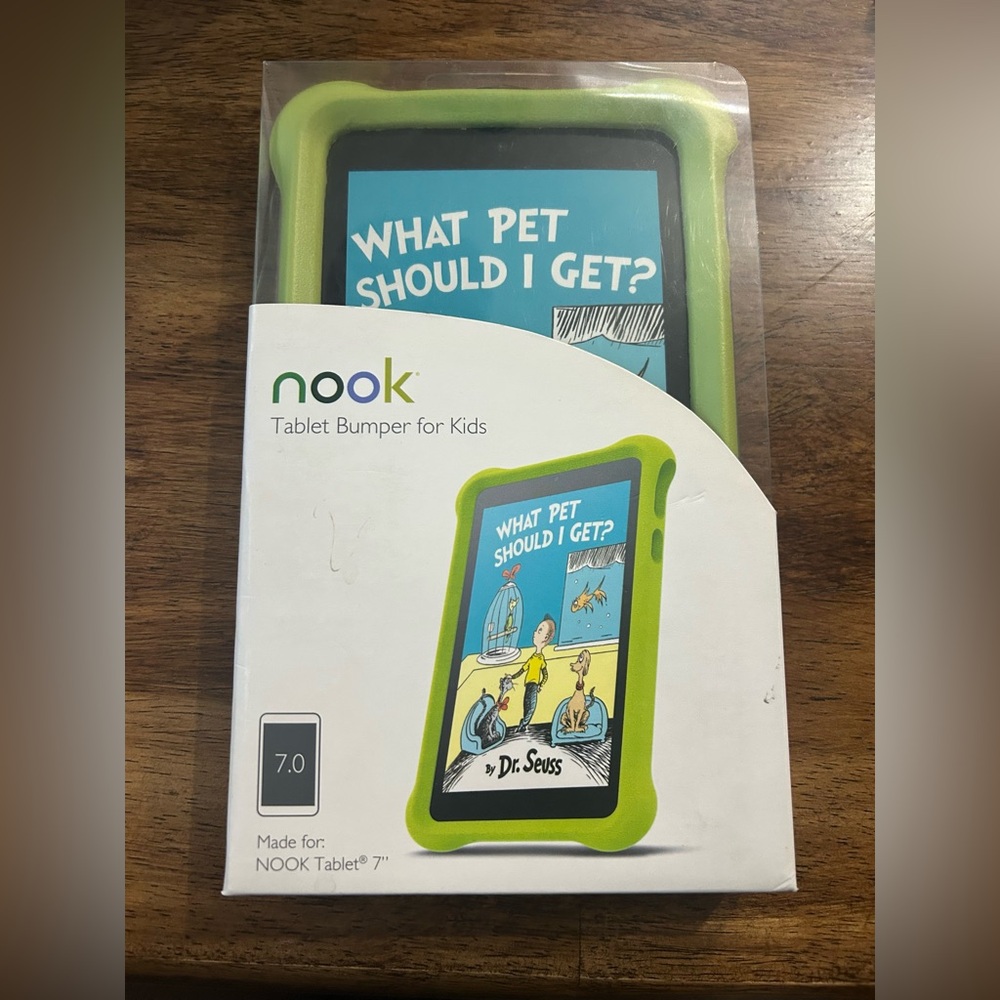 Nook Kids Tablet Bumper 7” - Bright Green & Orange